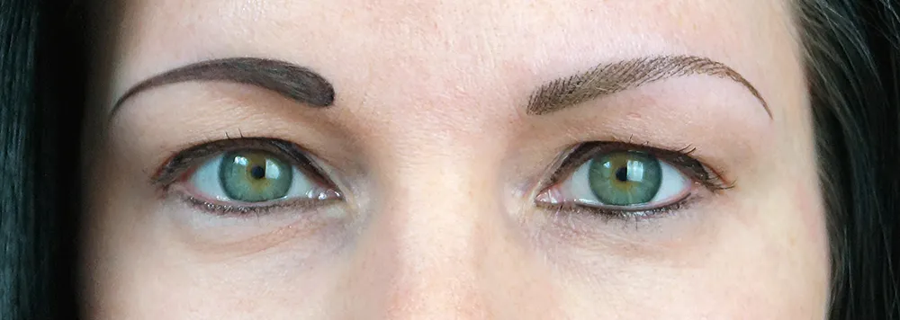 LaBella Kosmetikinstitut, nach permanenten Augenbrauen